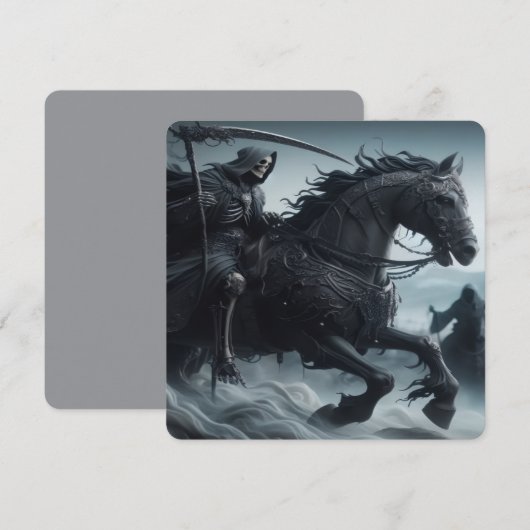 Charging Death Notitiekaartje (Voorkant / Achterkant)