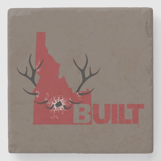 Charging Elk Stenen Onderzetter (Voorkant)