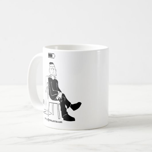 charging franky koffiemok (Voorkant links)