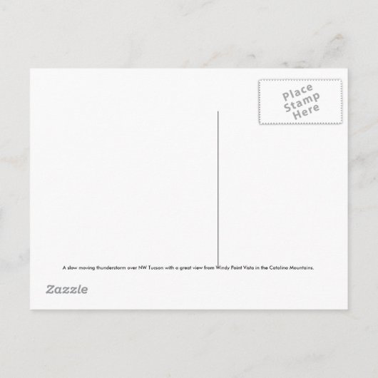 Charging Tucson Aankondigingskaart (Achterkant)