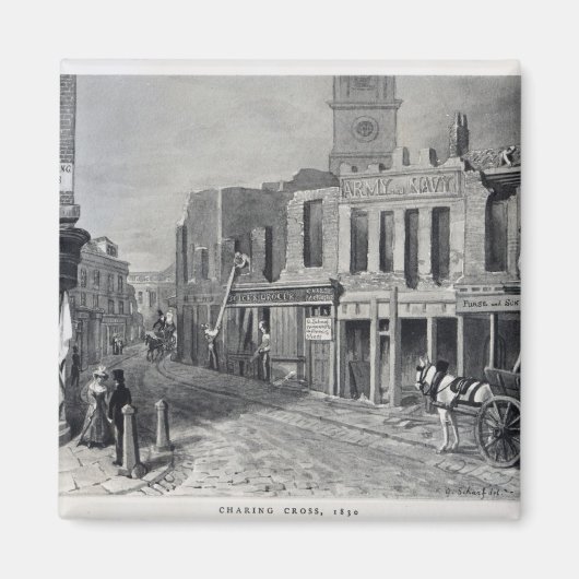 Charing Cross, 1830 Magneet (Voorkant)