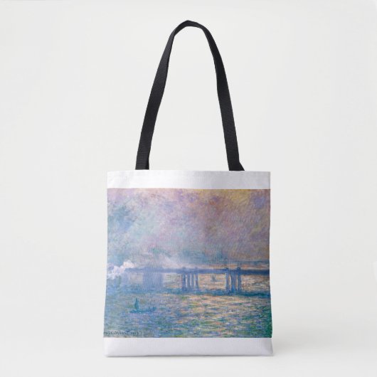 Charing Cross Bridge by Claude Monet Tote Bag (Voorkant)