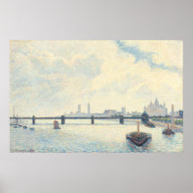Charing Cross Bridge - Camille Pissarro Fine Art