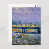 Charing Cross Bridge, Weerkaatsing op de Theems Briefkaart (Voorkant / Achterkant)