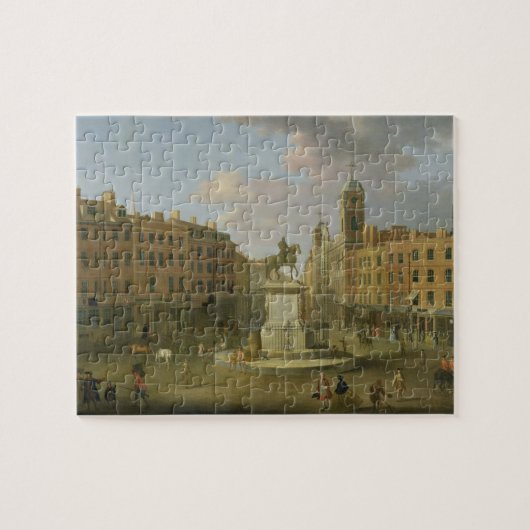 Charing Cross, met het standbeeld van koning Charl Legpuzzel (Horizontaal)