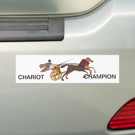 Chariot Champion Bumpersticker (Op auto)