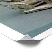 Chariot en paarden uit de Tomb of Princess Nefe Poster (Hoek)