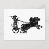 Chariot (paardenvervoer), Grieks reliëf Briefkaart (Voorkant)