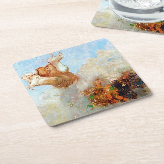 Chariot van Apollo, Redon Kartonnen Onderzetters (Schuin)