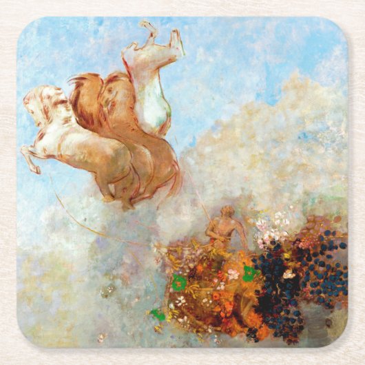 Chariot van Apollo, Redon Kartonnen Onderzetters (Voorkant)