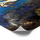 Chariot van Apollo, Redon Poster (Hoek)