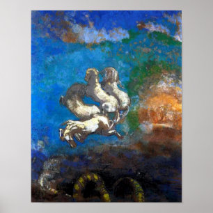 Chariot van Apollo, Redon Poster