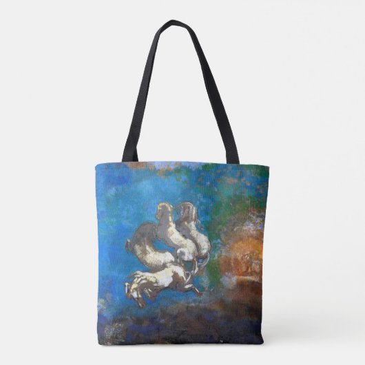Chariot van Apollo, Redon Tote Bag (Achterkant)