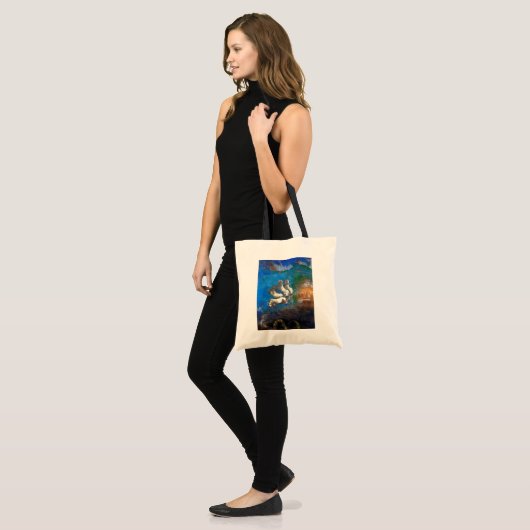 Chariot van Apollo, Redon Tote Bag (Voorkant (model))