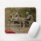 Charioter in zijn chariot, detail van een vuist muismat (Met muis)