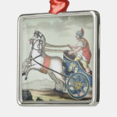 Charioter, van "L'Antica Roma", 1825 (met kleurenv Metalen Ornament (Links)