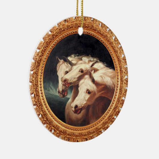 Chariotpaarden van Farao Keramisch Ornament (Rechts)