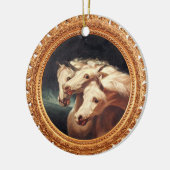 Chariotpaarden van Farao Keramisch Ornament (Links)