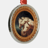 Chariotpaarden van Farao Metalen Ornament (Rechts)