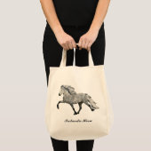 Charismatic Dapple Gray IJslands paard Tote Bag (Voorkant (product))
