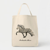 Charismatic Dapple Gray IJslands paard Tote Bag (Voorkant)