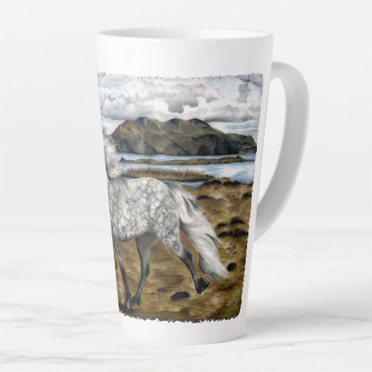 Charismatic Gaited IJslands paard Latte Mok (Rechterhoek)