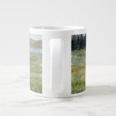 Charismatic Pinto Icelandic Mare watercolor Grote Koffiekop (Achterkant)