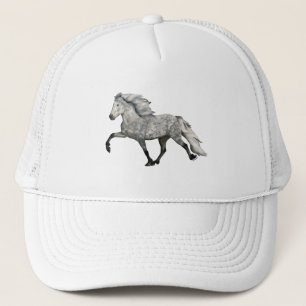 Charismatisch Appelgrauw IJslands paard Trucker Pet