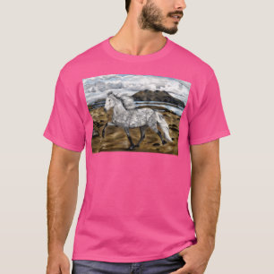 Charismatisch IJslands Paard Baseball Sleeve T-shirt