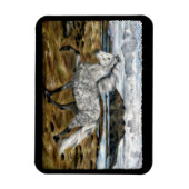 Charismatisch IJslands paard Magneet (Verticaal)