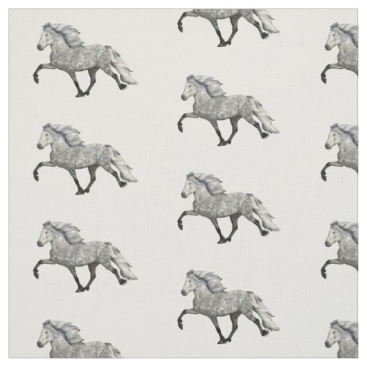 Charismatisch IJslands paard Stof (Swatch)