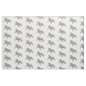 Charismatisch IJslands paard Stof (Fat Quarter)