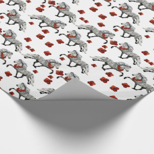 Charismatisch IJslands paard voor Kerstmis Cadeaupapier