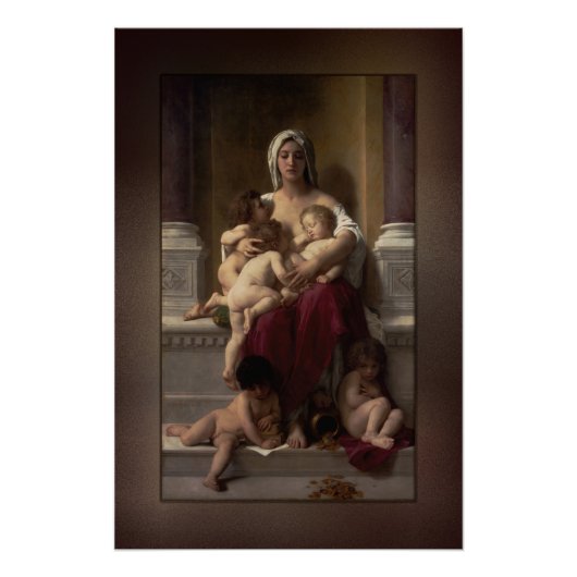 Chariteit van William Adolphe Bouguereau Perfect Poster (Voorkant)