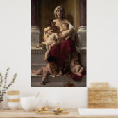 Chariteit van William Adolphe Bouguereau Poster (Keuken)