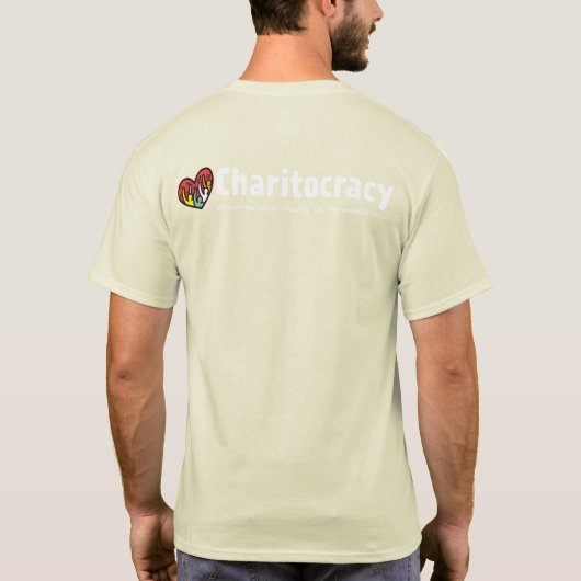 Charitocracy Pocket T-shirt (Achterkant)