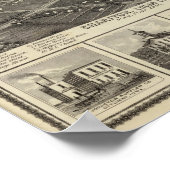 Chariton, Iowa-bedrijven in Davenport Poster (Hoek)