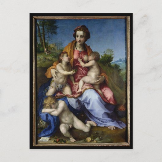 Charity, 1518-19 briefkaart (Voorkant)