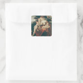 Charity, 1544-58 vierkante sticker (Tas)