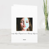 Charity Angel, aan je denken Kaart (Achterkant)