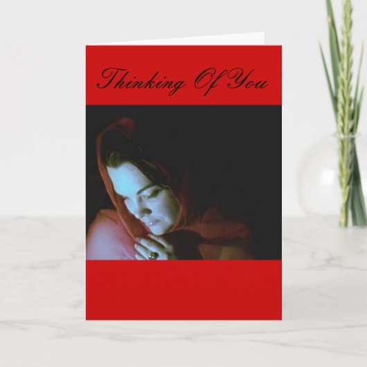 Charity Angel, aan je denken Kaart (Voorkant)