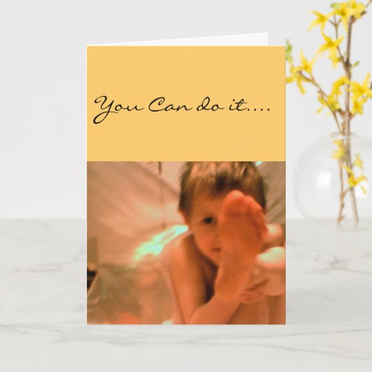 Charity Angel Aanmoediging Kaart (Gele Bloem)