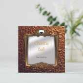 Charity Ball-uitnodiging Kaart (Staand voorkant)