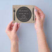 Charity-diner Flyer (Hand)