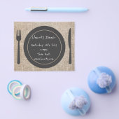 Charity-diner Flyer (Enkel)