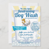 Charity dog wash fundraiser PTA PTO kerk Kaart (Voorkant)