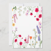 Charity fundraiser PTA PTO Spring festival nodigt  Kaart (Achterkant)