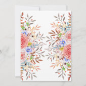 Charity fundraiser PTA PTO Spring festival nodigt  Kaart (Achterkant)