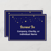 Charity Gala Ball Elegant Blue Custom Gereserveerd (Voorkant / Achterkant)