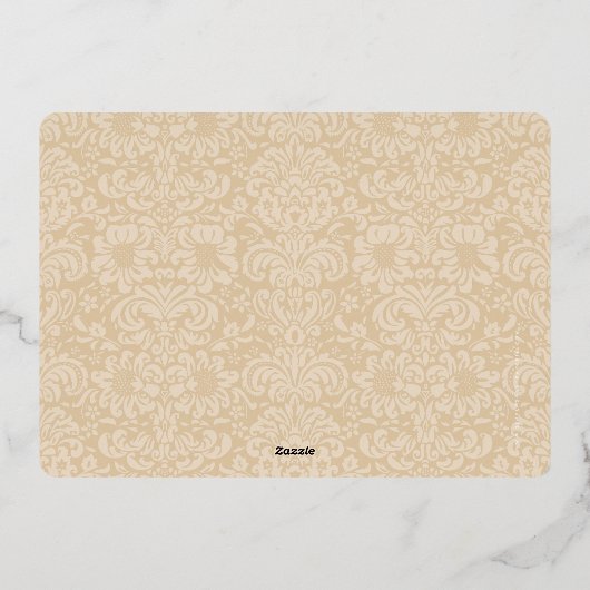 CHARITY GALA BALL elegant evenement bordeaux rood  Folie Uitnodiging (Achterkant)